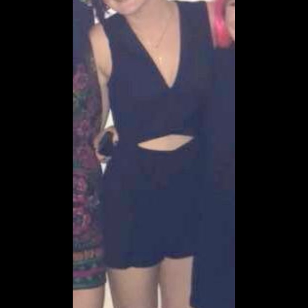 Topshop Silk Top Romper